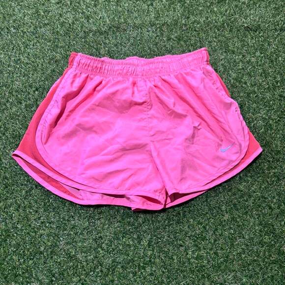 Nike Pants - Nike pink running shorts size